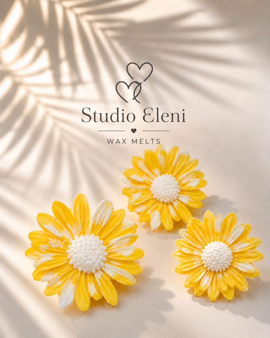 Wax melts yellow flowers