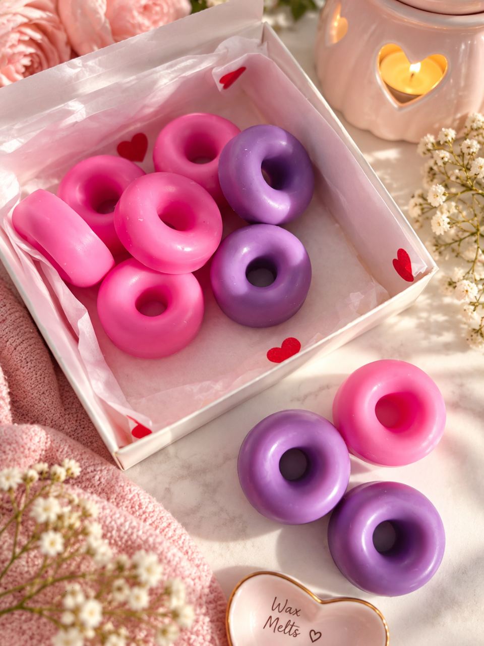 Wax melts donuts